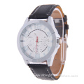 Hot sale Silver Luxuruy Leather Watches